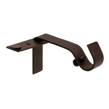 Daphnes Dinnette 0.62 in. Curtain Brackets, Oil Rubbed Bronze DA2158031